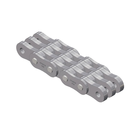 Maxco Chain Bl866 Riveted ASME/ANSI Leaf Chn, 6 X 6 Lacing, 30Ft Reel, 1" Pit, PK30 BL866HMR30